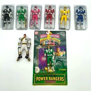 1990's Bandai Mighty Morphin Power Rangers Set